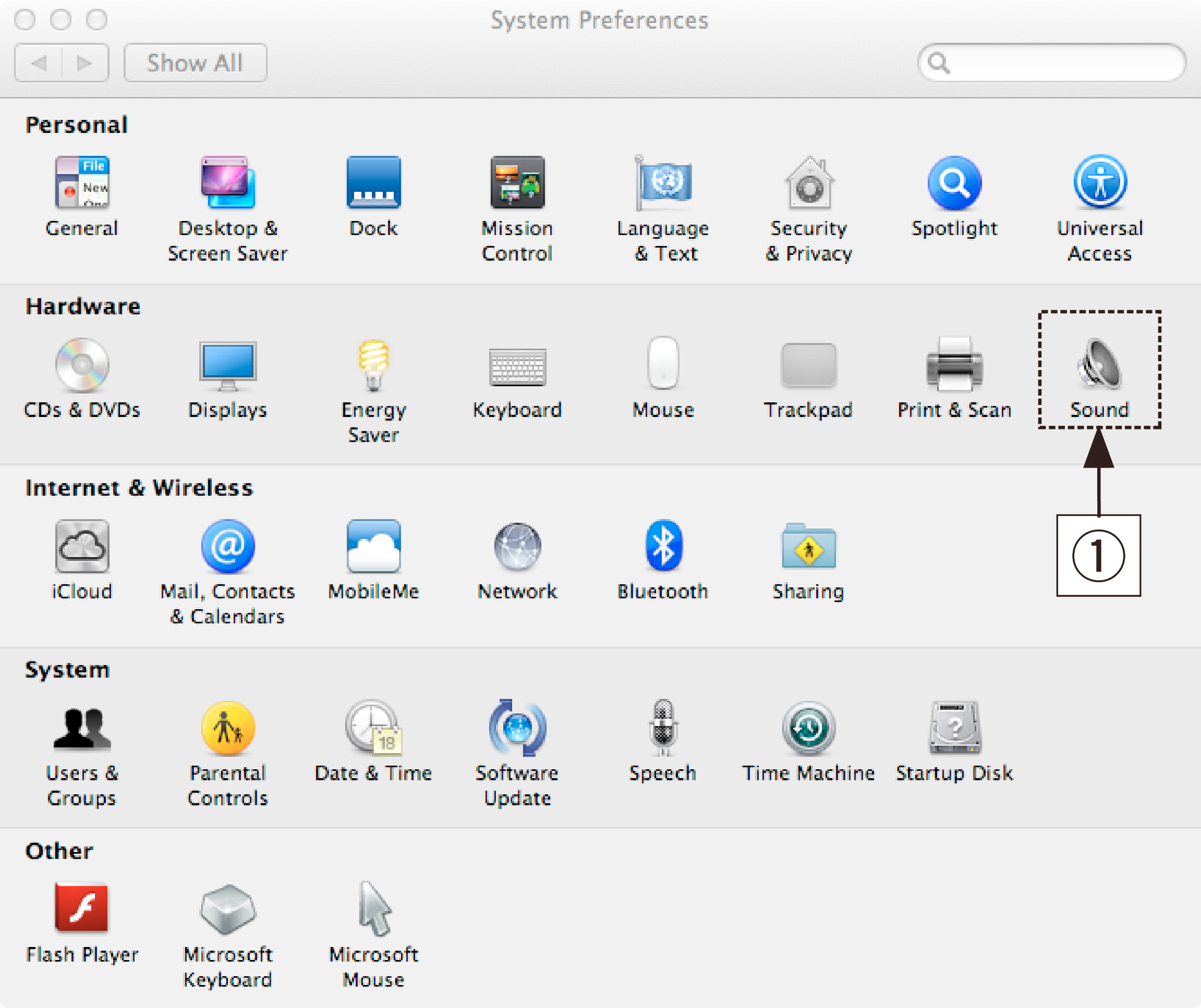 Ope Mac　Soundout1 Dn